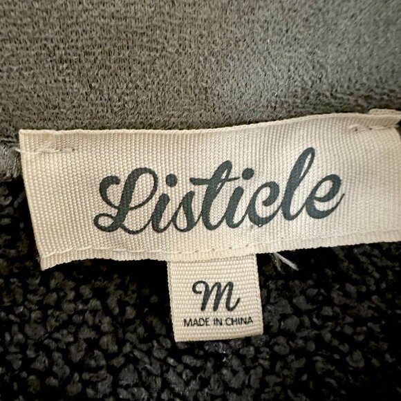 Listicle Mixed Media Jacket - Picture 9 of 12